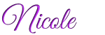 nicole signature